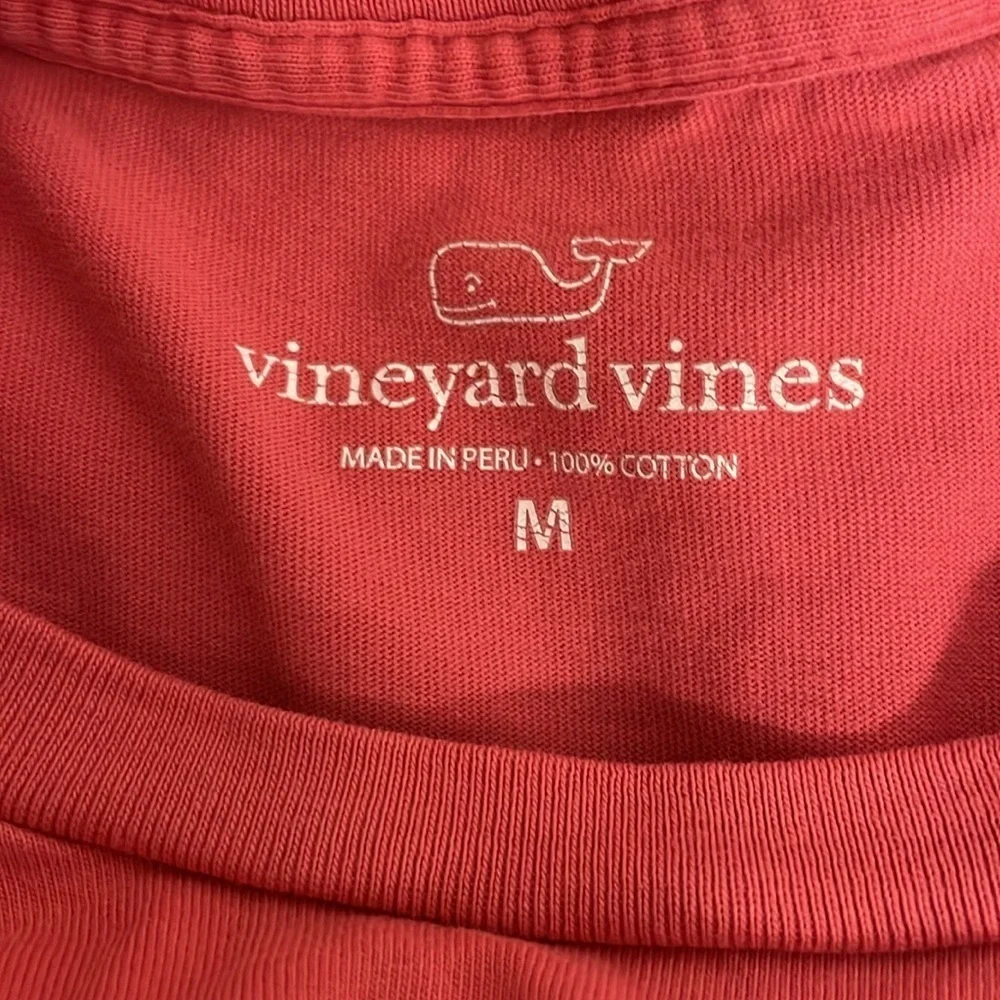 Vineyard Vines Edgartown Pink Short Sleeve Tee Nautical‎ Boats Ocean Sean Medium